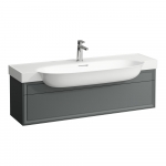 Spintelė praustuvui Laufen THE NEW CLASSIC 1176x316x344 mm, 1 stalčius, tinka praustuvui 813858, spalva - traffic grey 